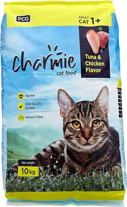 Charmie cat food 10 kg (tuna &chikken )