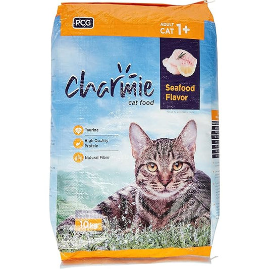 Charmie dry food cat 10 kg(seafood flavor )