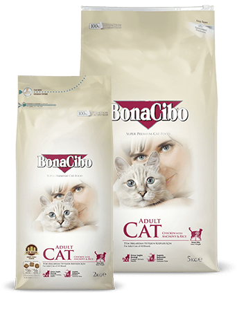 Bonacibo Adult cat 2 kg.(chikken&Anchovy rice )