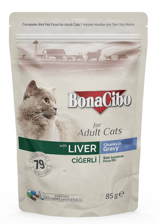 Bonacibo adult cat wet food(liver)