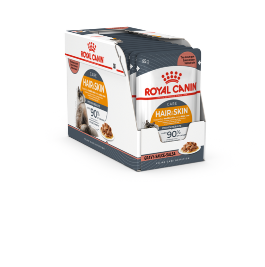 Feline Care Nutrition Hair & Skin Gravy (WET FOOD - Pouches) 12x85g