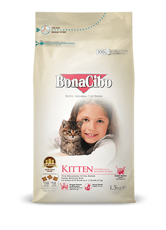 bonacibo kitten1.5 kg(chikk5&anchovey Rice)